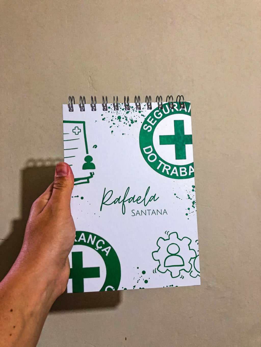 Bloco de anotação A5 | personalize a capa