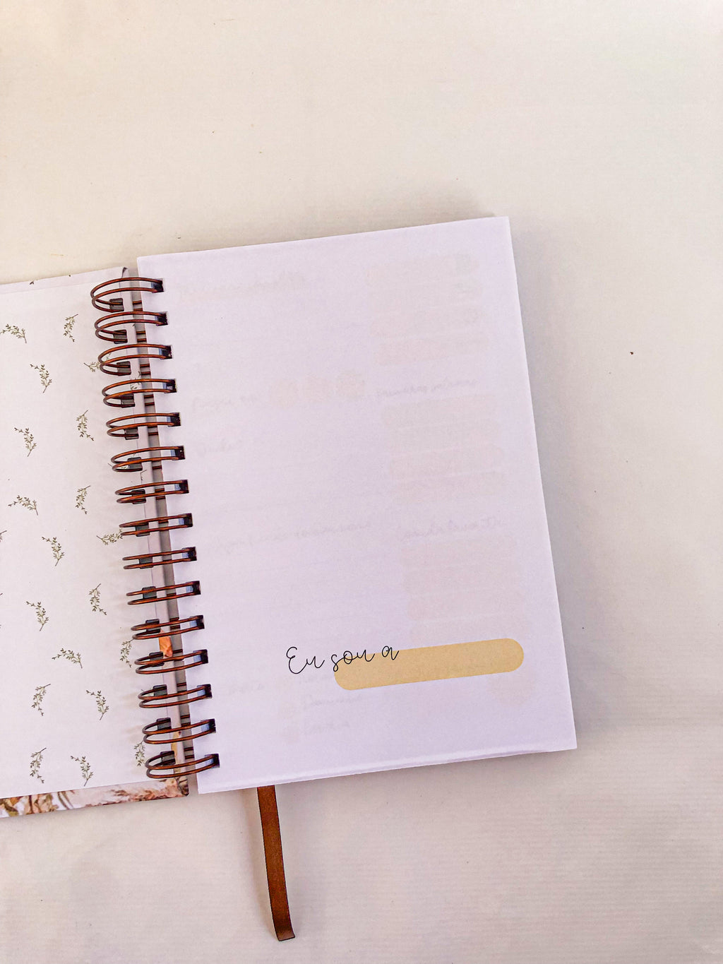 Planner do bebê com caderneta de vacinação da criança | Personalize a capa