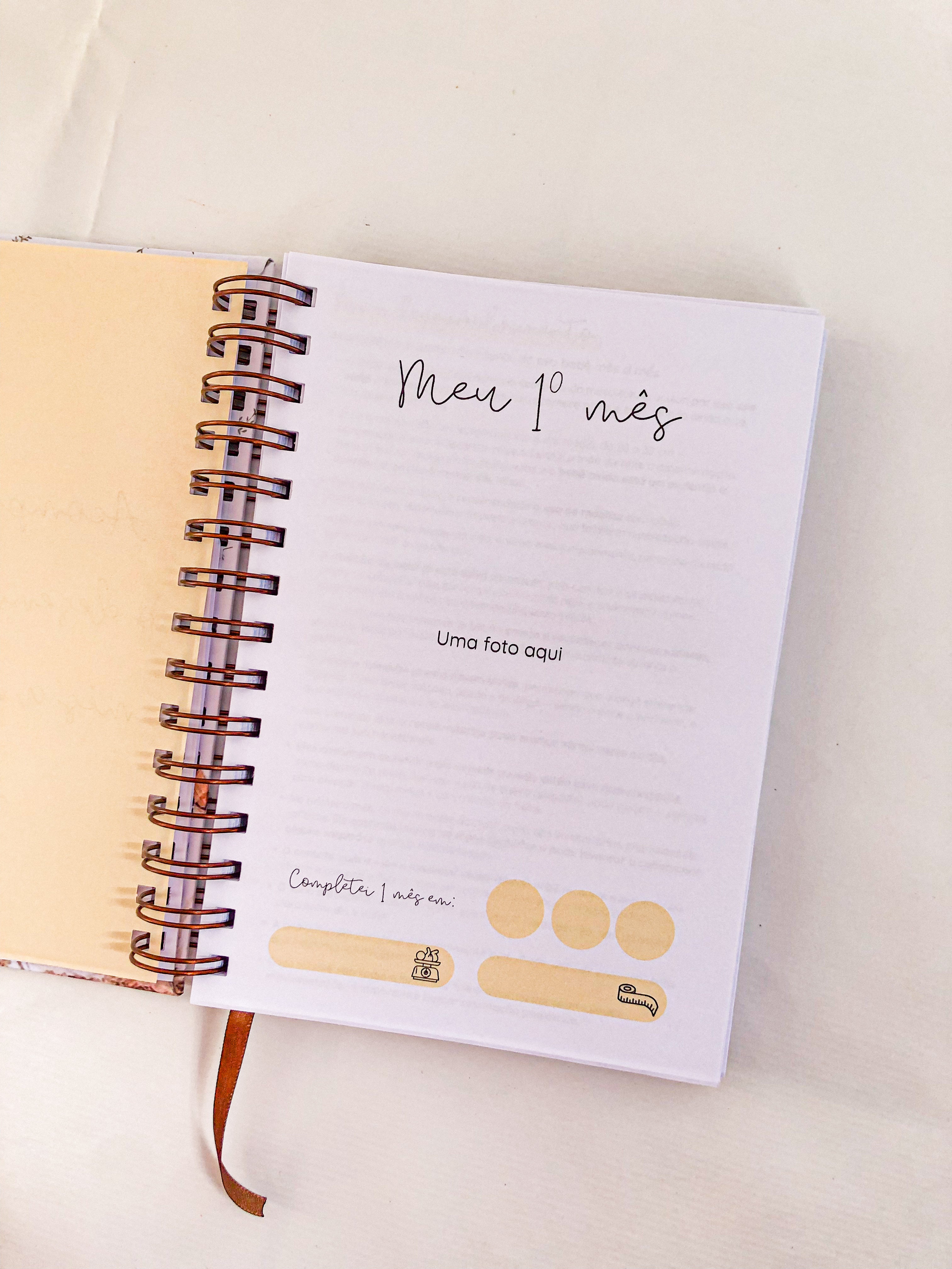 Planner do bebê com caderneta de vacinação da criança | Personalize a capa