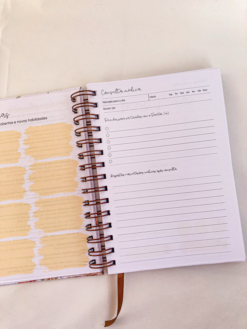 Planner do bebê com caderneta de vacinação da criança | Personalize a capa