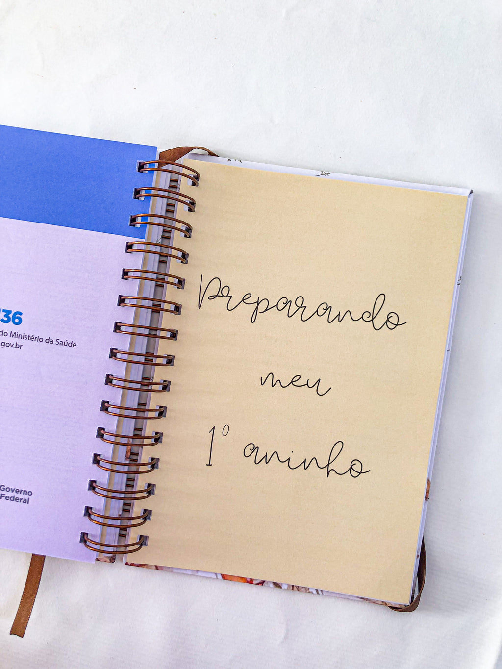 Planner do bebê com caderneta de vacinação da criança | Personalize a capa